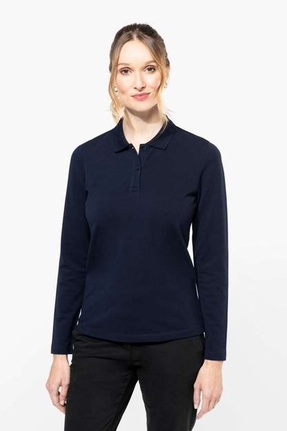 PK203 - LADIES' LONG-SLEEVED SUPIMA® POLO SHIRT