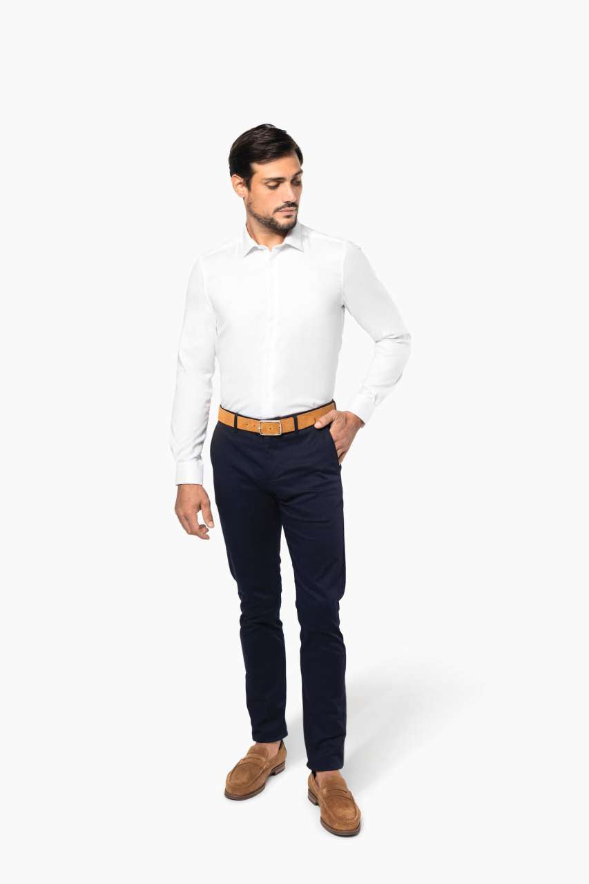PK502 - MEN'S PINPOINT OXFORD LONG-SLEEVED SHIRT