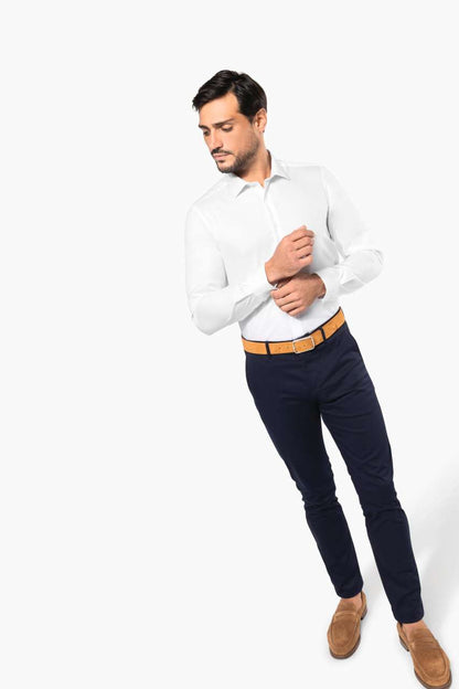 PK502 - MEN'S PINPOINT OXFORD LONG-SLEEVED SHIRT