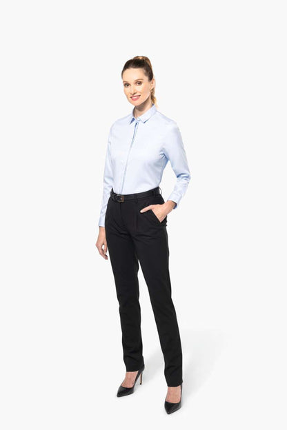 PK507 - LADIES' LONG-SLEEVED TWILL SHIRT