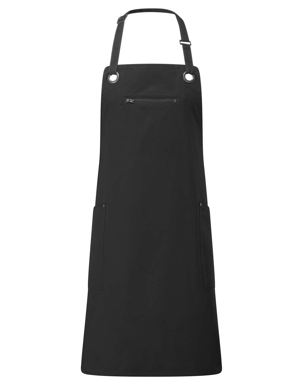 PR121 - ‘BARLEY’ CONTRAST STITCH SUSTAINABLE BIB APRON
