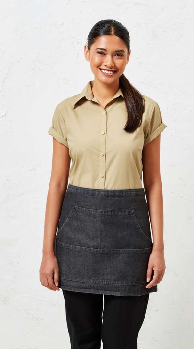 PR125 - JEANS STITCH DENIM WAIST APRON