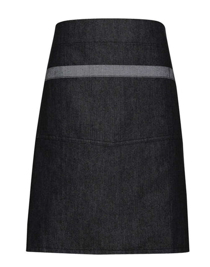 PR128 - 'DOMAIN' CONTRAST DENIM WAIST APRON