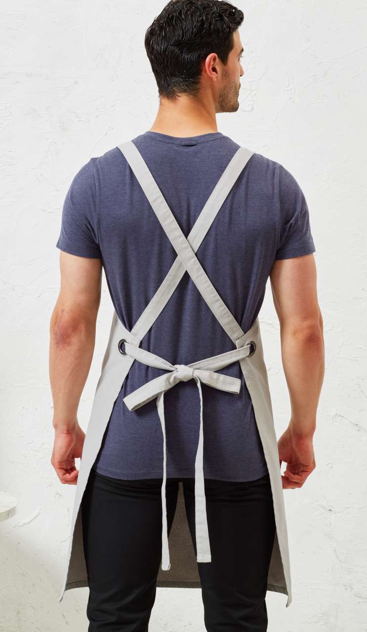 PR129 - CROSS BACK ’BARISTA’ BIB APRON