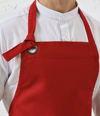 PR130 - 'CALIBRE' HEAVY COTTON CANVAS BIB APRON