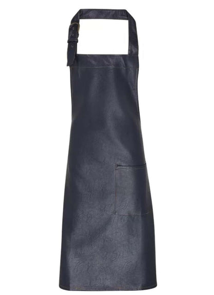 PR139 - FAUX LEATHER BIB APRON