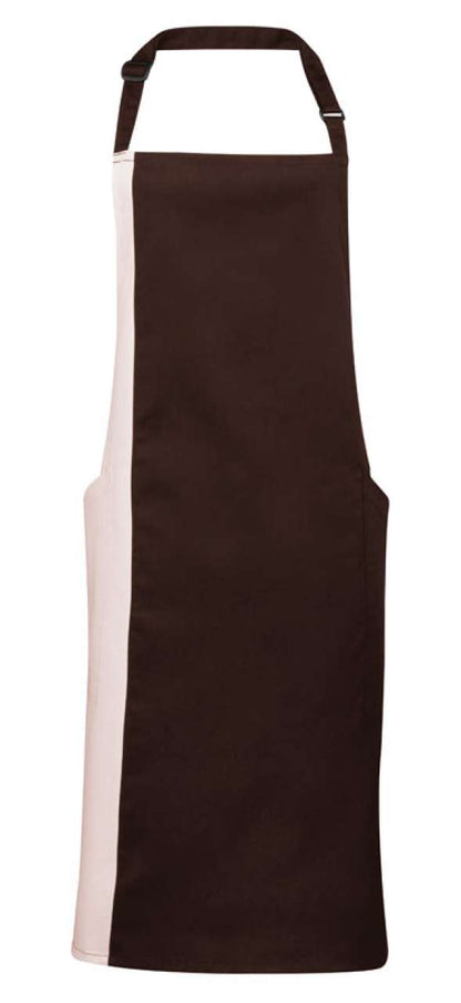 PR162 - 'COLOURS COLLECTION’ CONTRAST BIB APRON