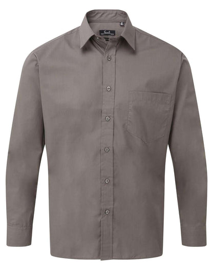 PR200 - MEN'S LONG SLEEVE POPLIN SHIRT