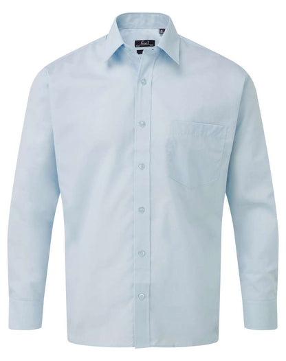 PR200 - MEN'S LONG SLEEVE POPLIN SHIRT