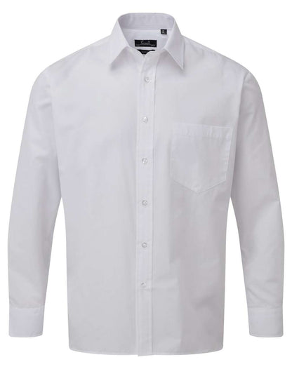 PR200 - MEN'S LONG SLEEVE POPLIN SHIRT