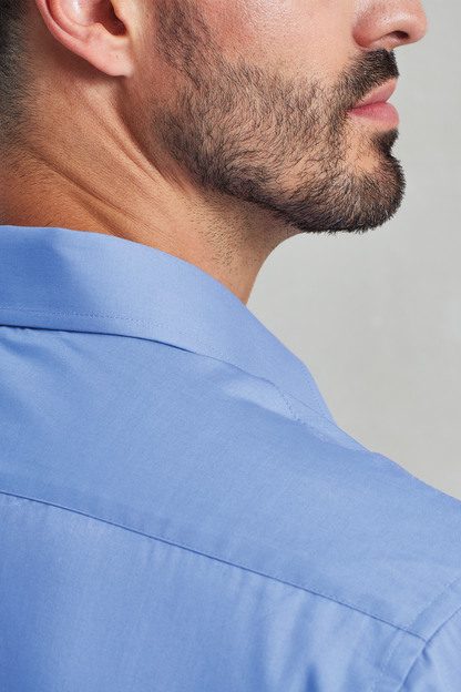 PR202 - MEN'S SHORT SLEEVE POPLIN SHIRT