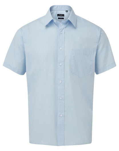 PR202 - MEN'S SHORT SLEEVE POPLIN SHIRT