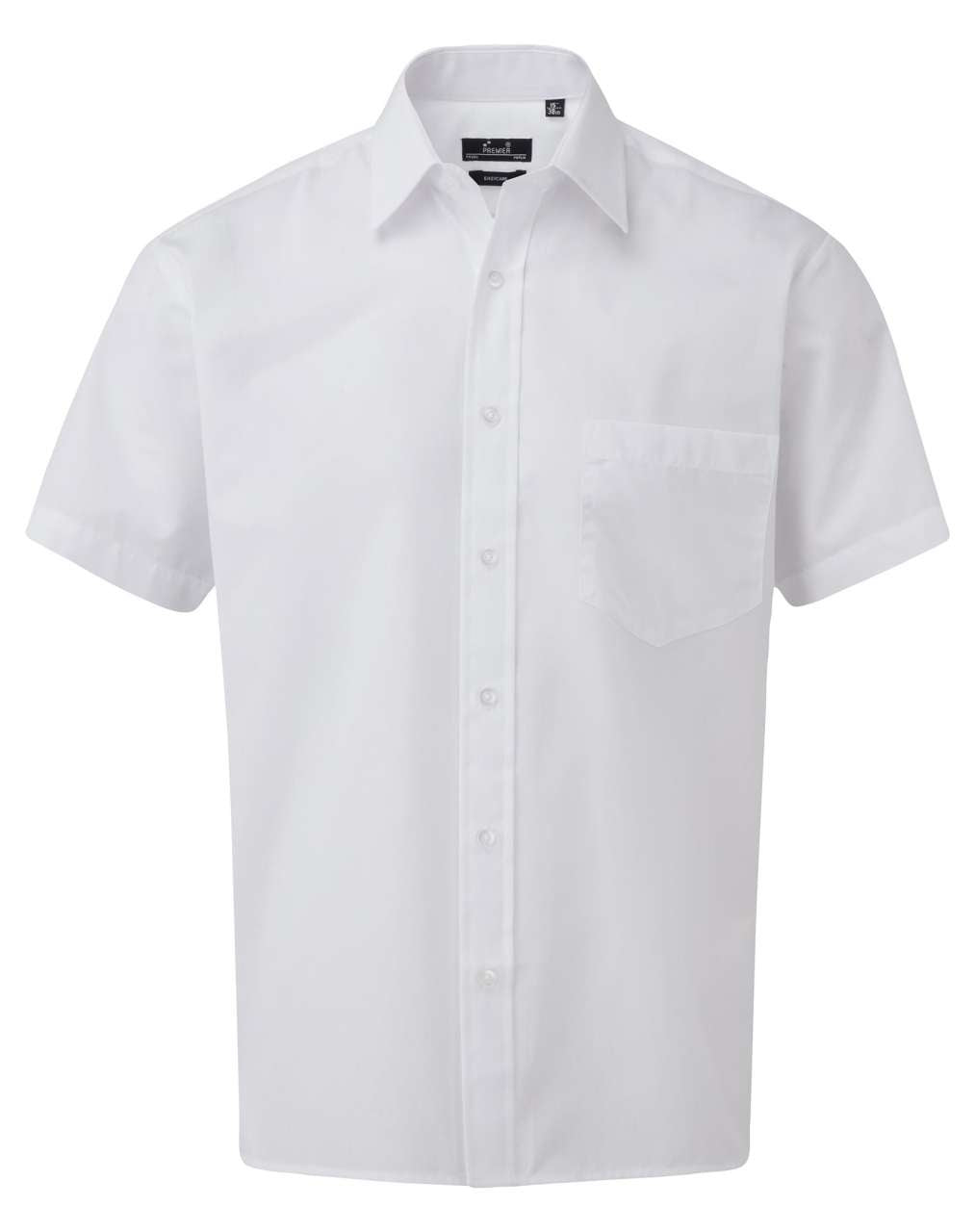 PR202 - MEN'S SHORT SLEEVE POPLIN SHIRT