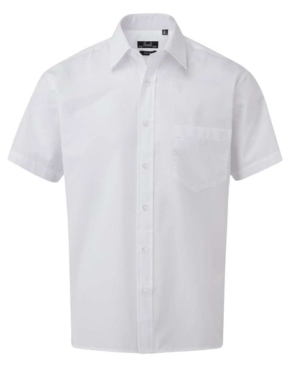 PR202 - MEN'S SHORT SLEEVE POPLIN SHIRT