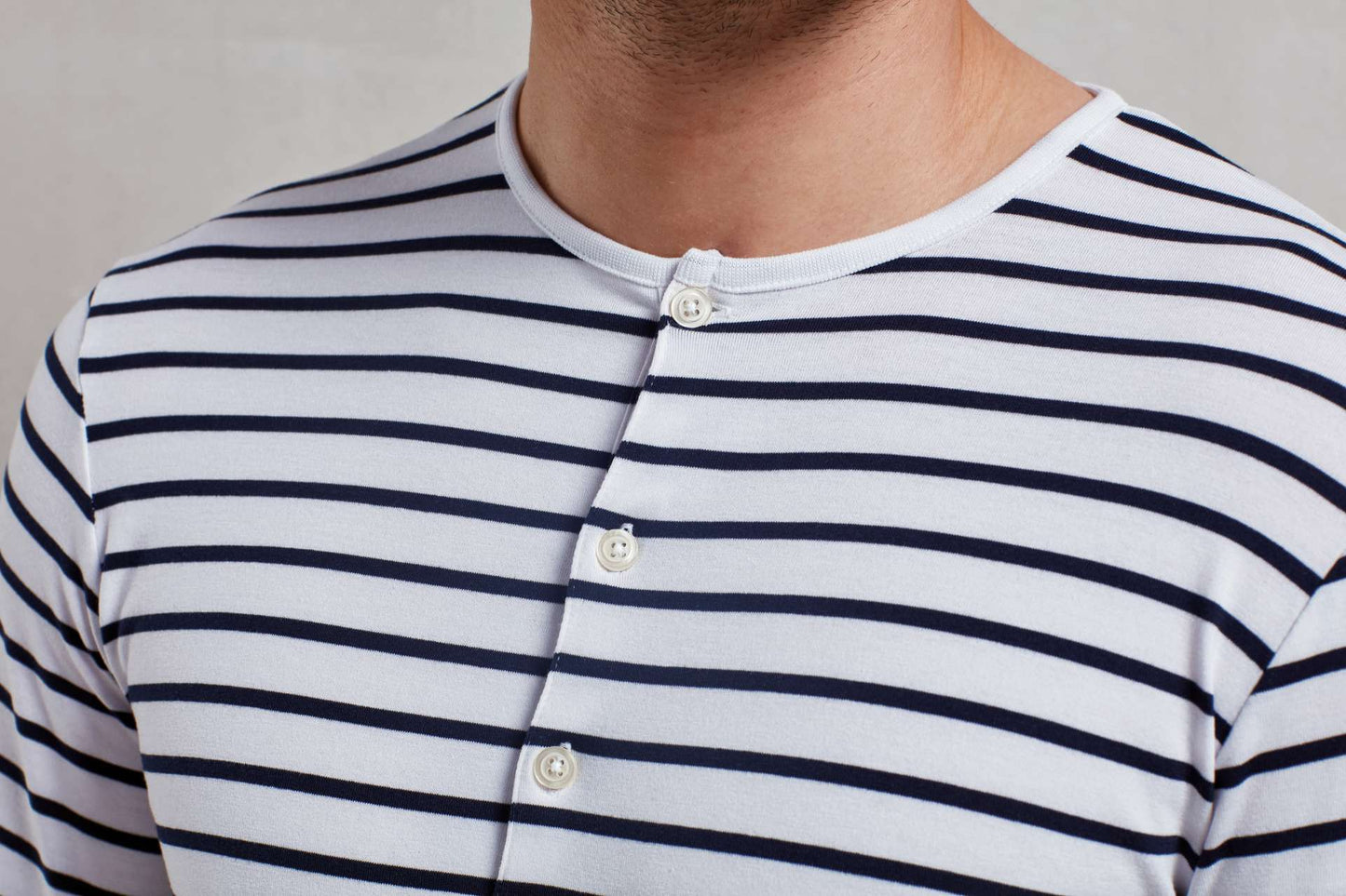 PR218 - MEN'S LONG JOHN ROLL SLEEVE TEE