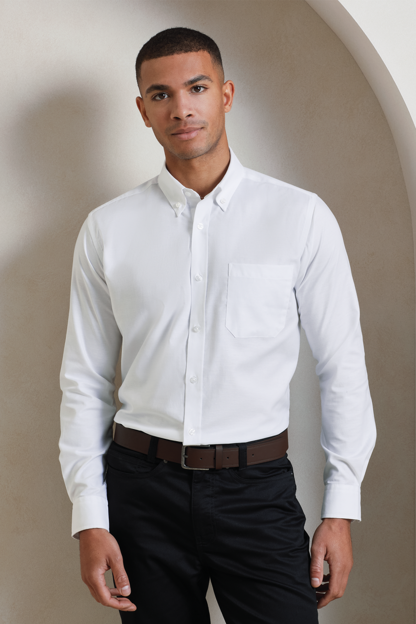 PR234 - MEN’S LONG SLEEVE SIGNATURE OXFORD SHIRT