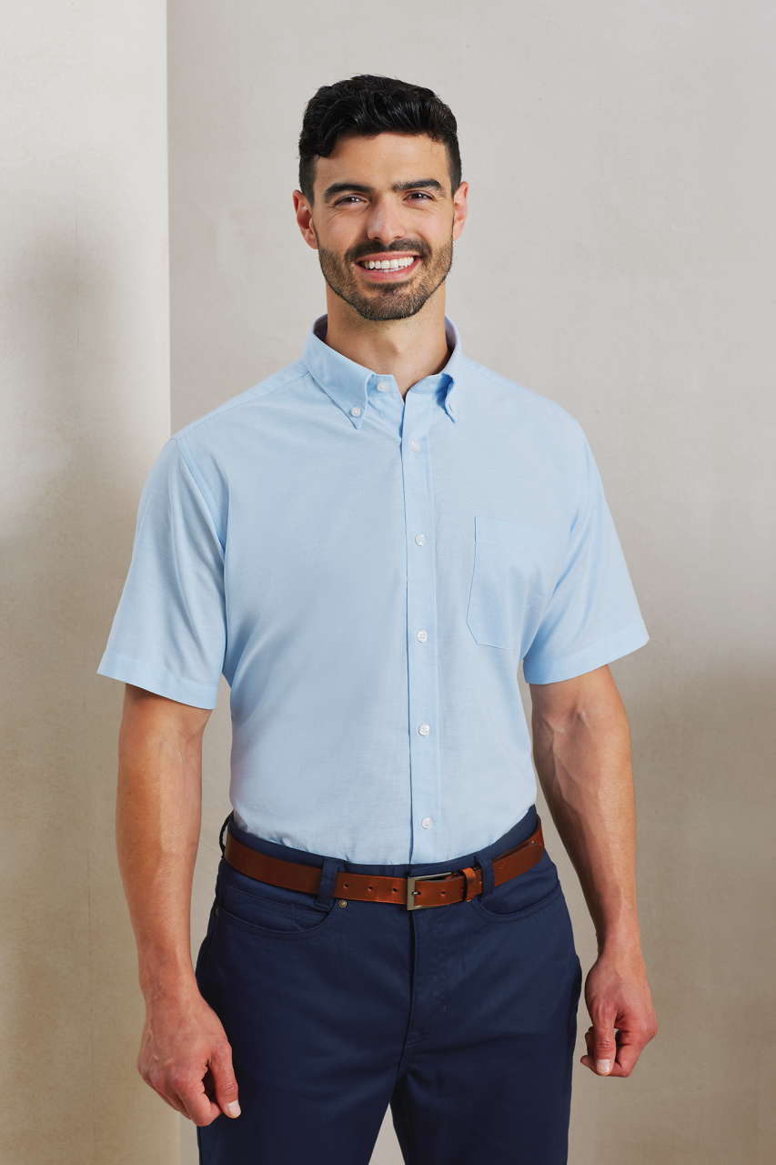 PR236 - MEN’S SHORT SLEEVE SIGNATURE OXFORD SHIRT
