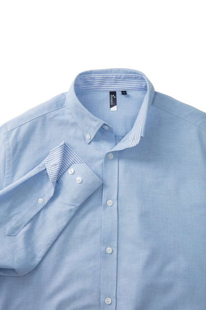 PR238 - MEN’S COTTON RICH OXFORD STRIPES SHIRT