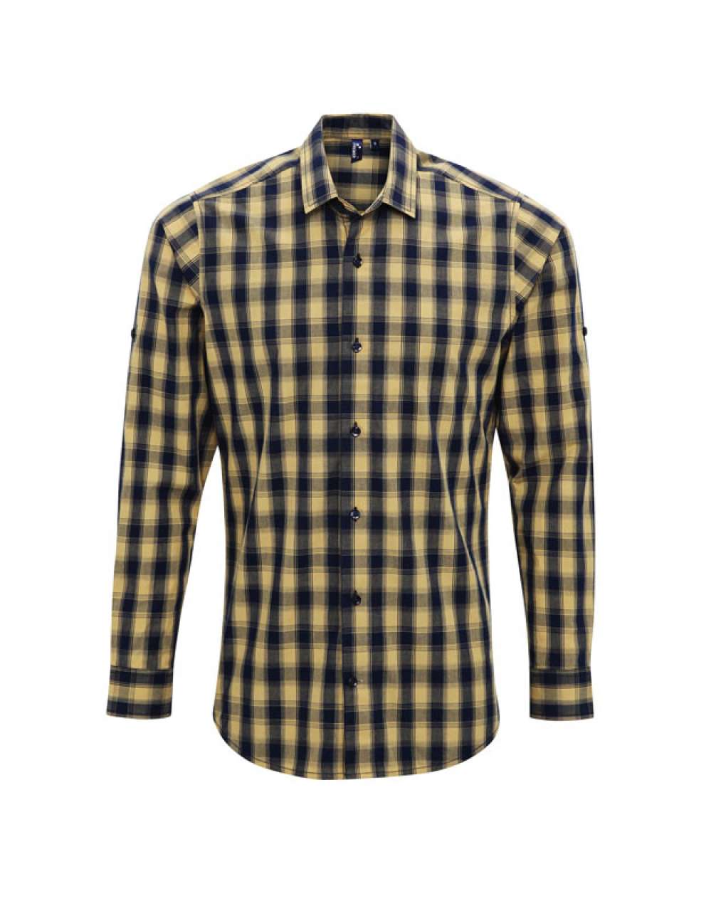 PR250 - 'MULLIGAN' CHECK - MEN'S LONG SLEEVE COTTON SHIRT