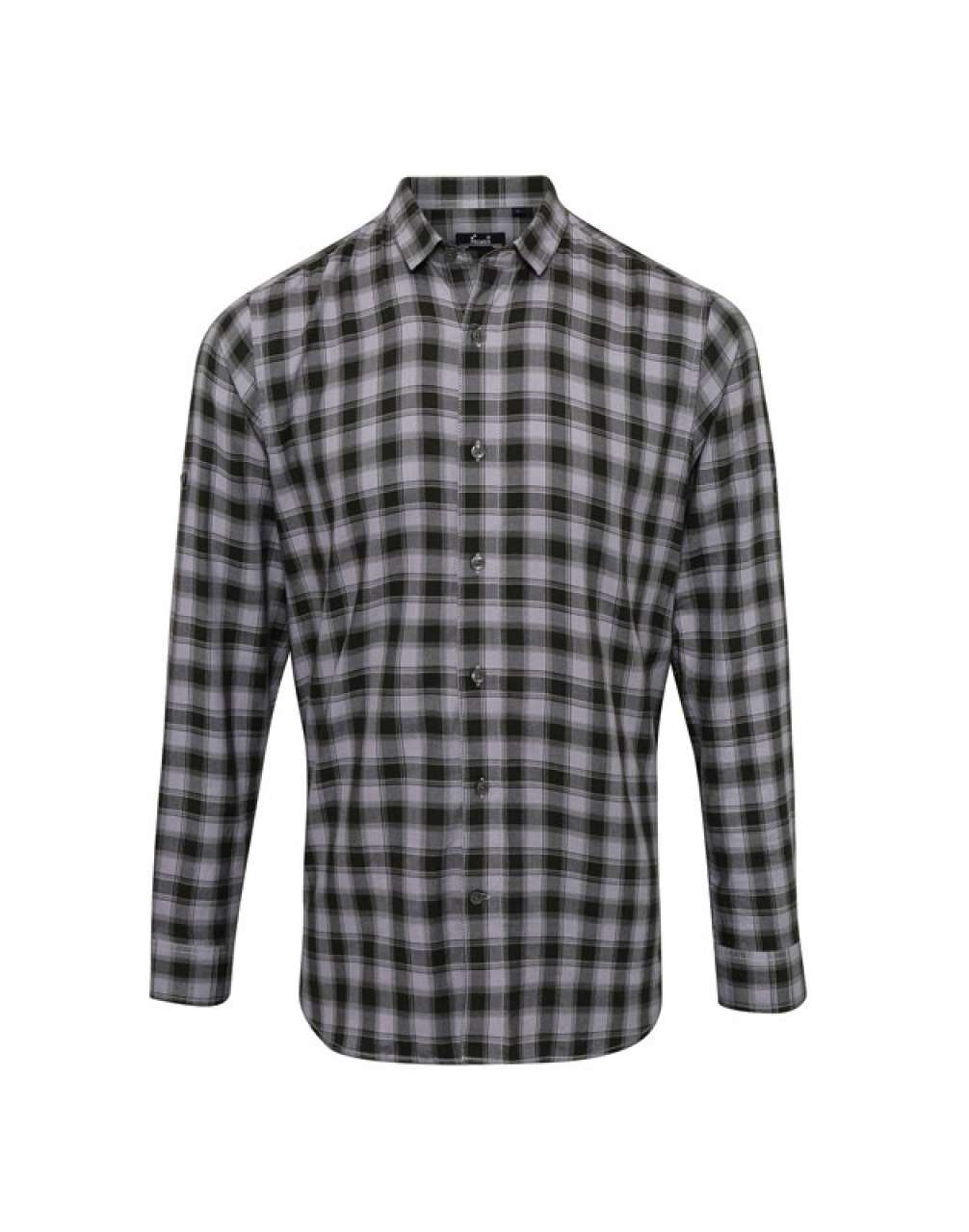 PR250 - 'MULLIGAN' CHECK - MEN'S LONG SLEEVE COTTON SHIRT