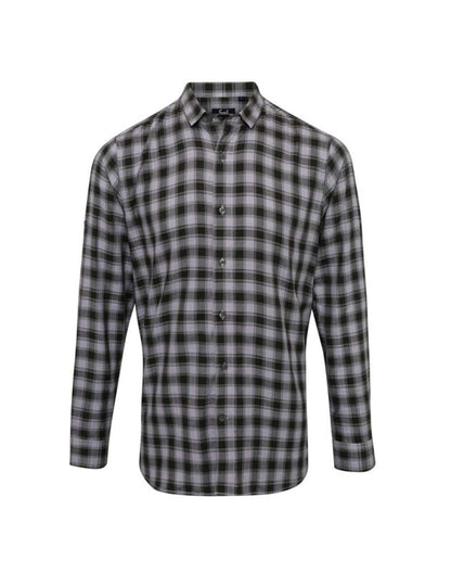 PR250 - 'MULLIGAN' CHECK - MEN'S LONG SLEEVE COTTON SHIRT