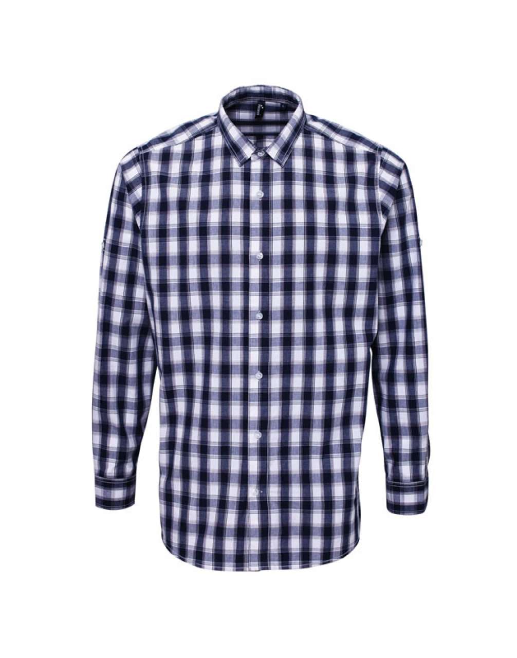 PR250 - 'MULLIGAN' CHECK - MEN'S LONG SLEEVE COTTON SHIRT