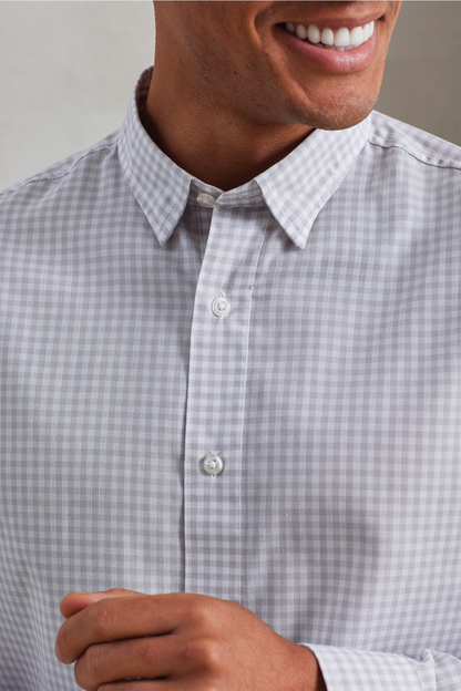 PR252 - 'MAXTON' CHECK MEN'S LONG SLEEVE SHIRT