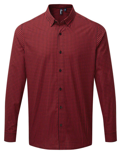 PR252 - 'MAXTON' CHECK MEN'S LONG SLEEVE SHIRT