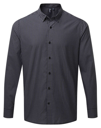 PR252 - 'MAXTON' CHECK MEN'S LONG SLEEVE SHIRT