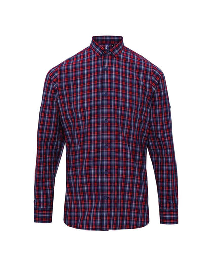 PR256 - 'SIDEHILL' CHECK - MEN'S LONG SLEEVE COTTON SHIRT