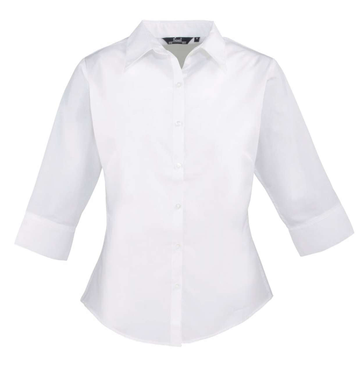 PR305 - WOMEN'S POPLIN 3/4 SLEEVE BLOUSE