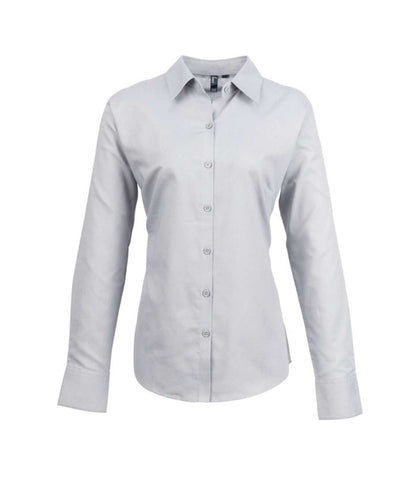 PR334 - WOMEN'S LONG SLEEVE SIGNATURE OXFORD BLOUSE