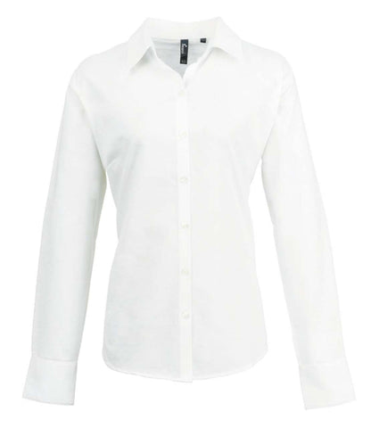 PR334 - WOMEN'S LONG SLEEVE SIGNATURE OXFORD BLOUSE
