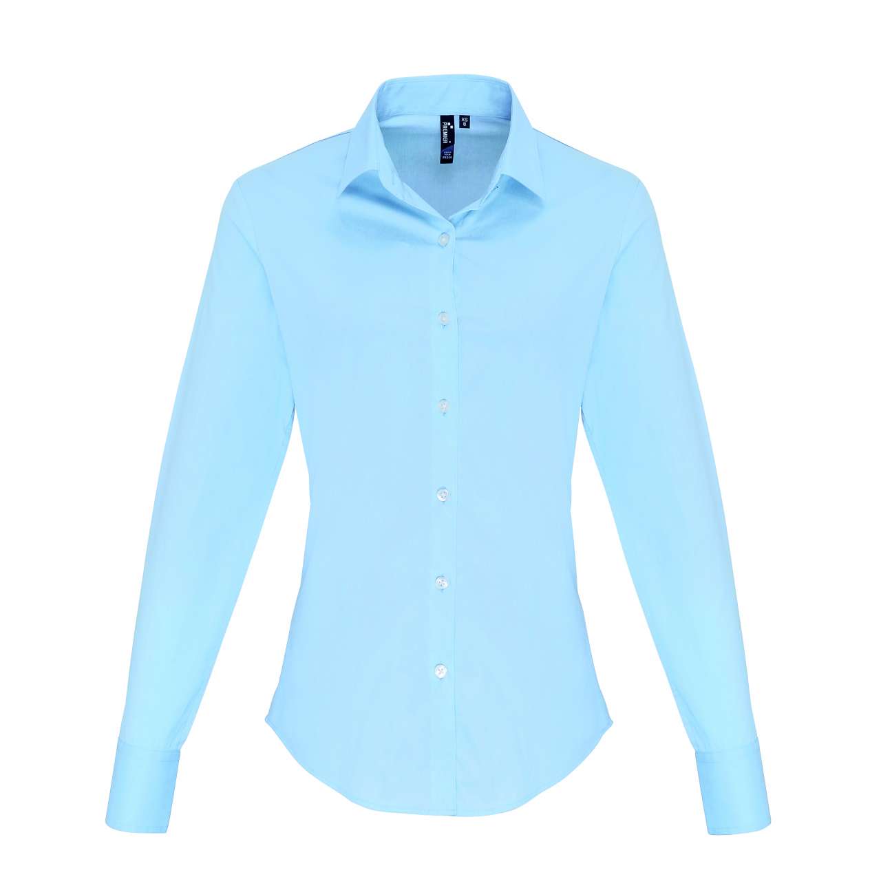 PR344 - WOMEN'S STRETCH-FIT COTTON POPLIN LONG SLEEVE SHIRT