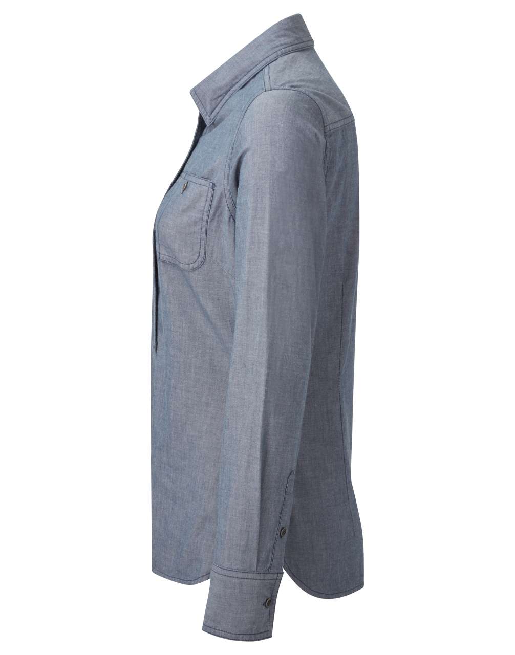 PR347 - WOMEN'S ORGANIC CHAMBRAY FAIRTRADE SHIRT