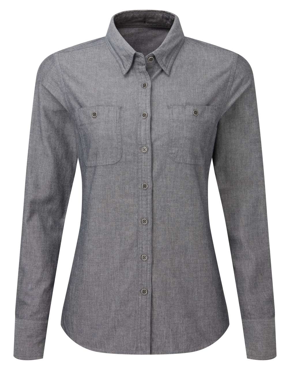 PR347 - WOMEN'S ORGANIC CHAMBRAY FAIRTRADE SHIRT