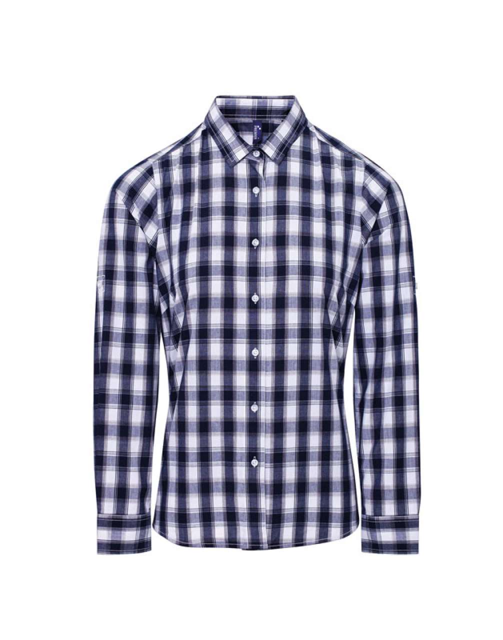 PR350 - 'MULLIGAN' CHECK - WOMEN'S LONG SLEEVE COTTON SHIRT