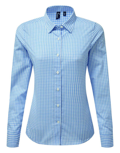 PR352 - 'MAXTON' CHECK WOMEN'S LONG SLEEVE SHIRT