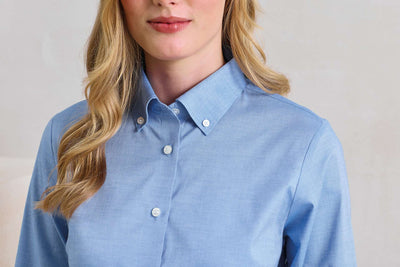 PR384 - SUPREME’ OXFORD WOMEN’S LONG SLEEVE SHIRT