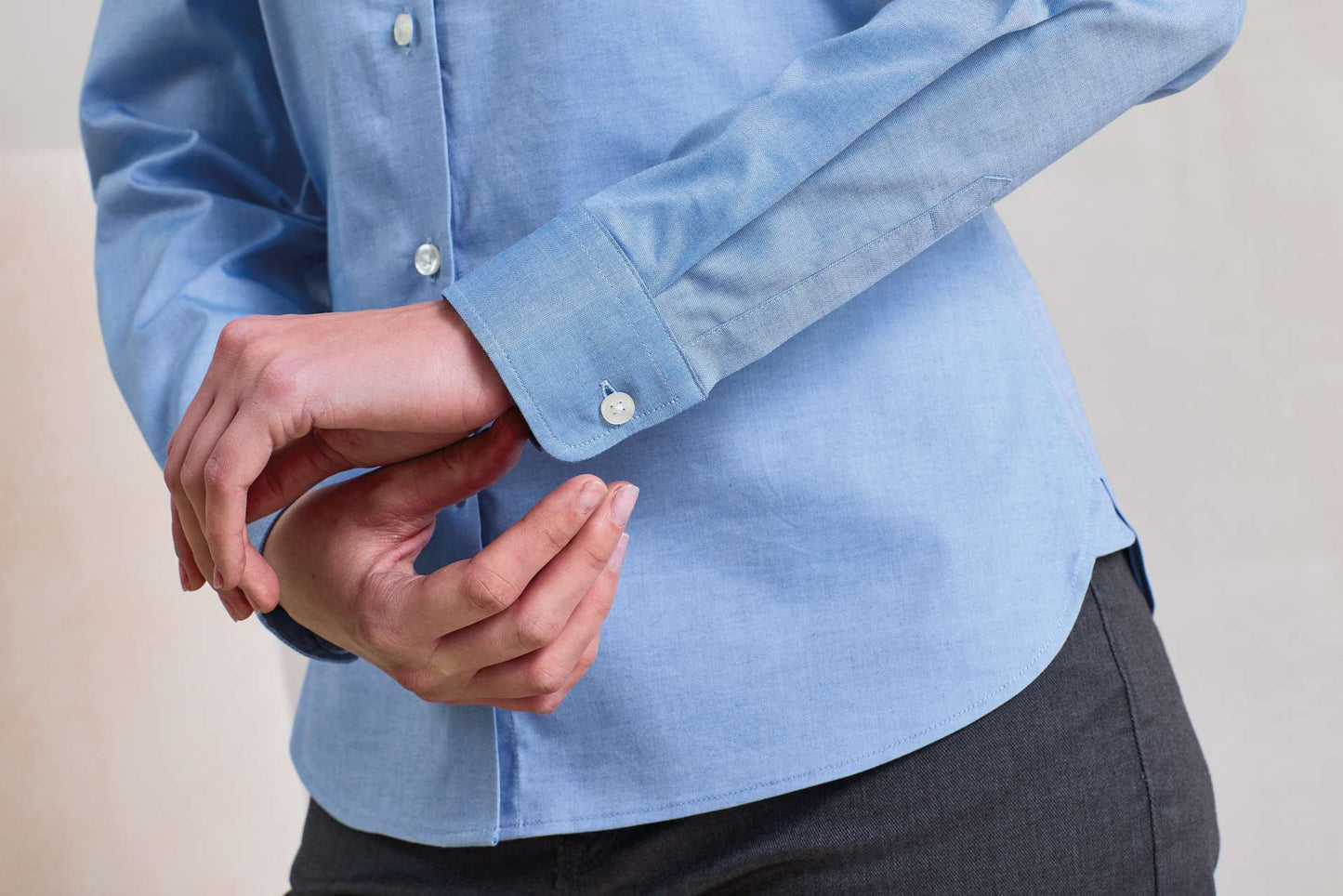 PR384 - SUPREME’ OXFORD WOMEN’S LONG SLEEVE SHIRT