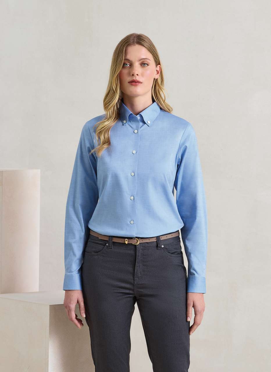 PR384 - SUPREME’ OXFORD WOMEN’S LONG SLEEVE SHIRT