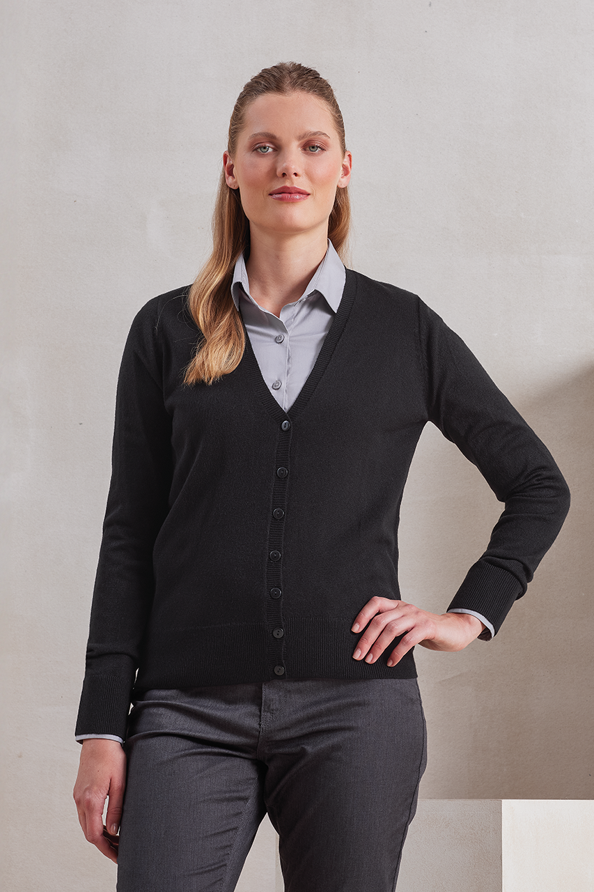 PR402 - 'ESSENTIAL' ACRYLIC WOMEN'S CARDIGAN