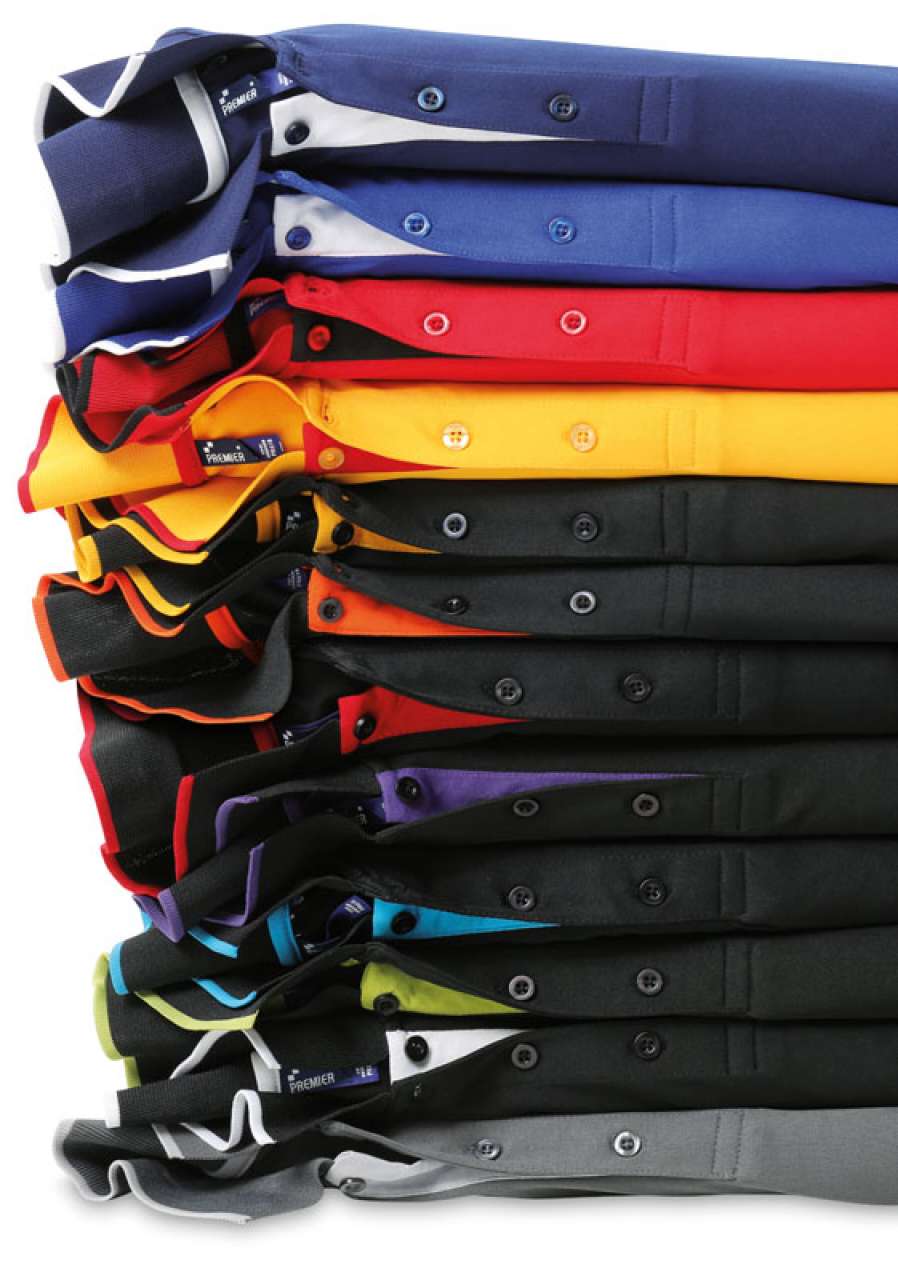 PR618 - MEN’ S CONTRAST COOLCHECKER® POLO