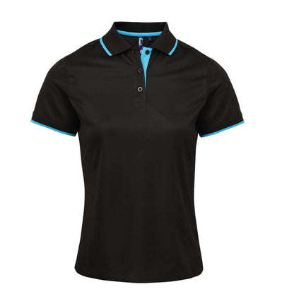 PR619 - LADIES’ CONTRAST COOLCHECKER® POLO