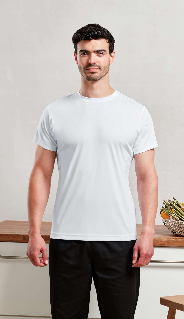 PR649 - COOLCHECKER® CHEF’S T-SHIRT (MESH BACK)