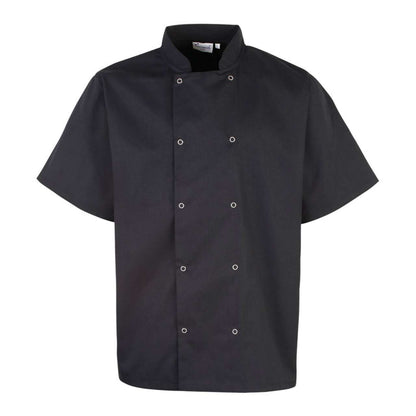 PR664 - CHEF'S SHORT SLEEVE STUD JACKET
