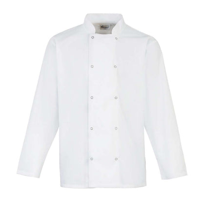 PR665 - CHEF'S LONG SLEEVE STUD JACKET
