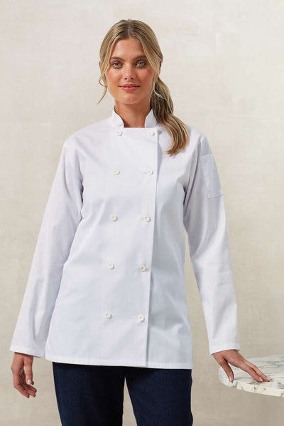 PR671 - WOMEN'S LONG SLEEVE CHEF'S JACKET