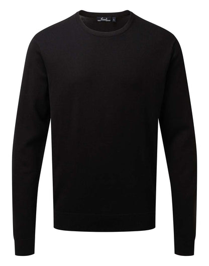 PR692 - MEN'S CREW NECK COTTON RICH KNITTED SWEATER