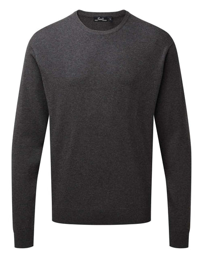 PR692 - MEN'S CREW NECK COTTON RICH KNITTED SWEATER